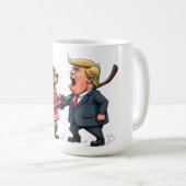Mug Le Canada lutte contre Trump (Devant droit)