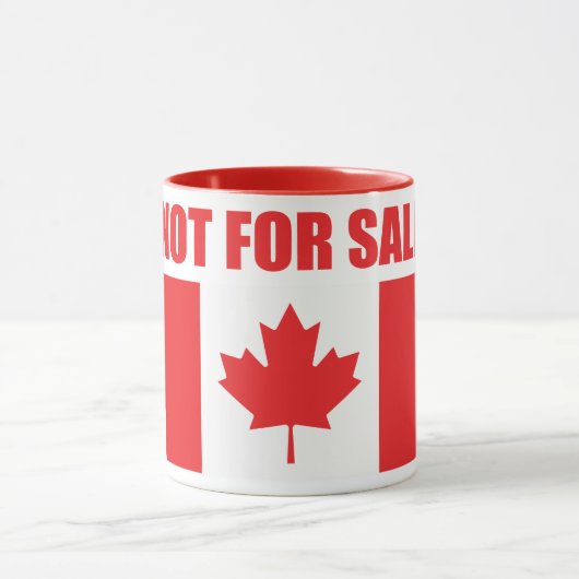 Mug Le Canada n'est PAS à vendre (Centre)