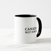 Mug Le Canada n'est pas à vendre - Message politique (Devant droit)