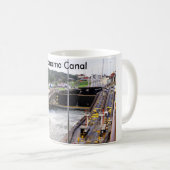 Mug Le canal de Panama, haute photographie (Devant droit)