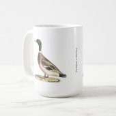 Mug Le canard colvert ou sauvage (Anas platyrhynchos) (Devant gauche)