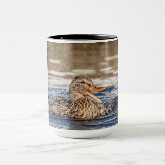 Mug Le canard de Mallard au parc Downing (Centre)