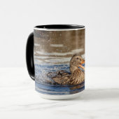 Mug Le canard de Mallard au parc Downing (Devant gauche)
