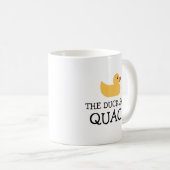 Mug Le Canard Dit Quack Bain Jaune Canard (Devant droit)