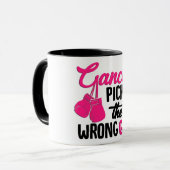 Mug Le Cancer A Pris La Mauvaise Fille (Devant gauche)