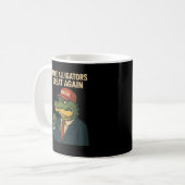 Mug Le Candidat Gator – Rendons les Alligators Géniaux (Devant gauche)