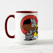 Mug Le canon Cybernétique de Chibi Cyborg (Gauche)