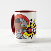 Mug Le canon Cybernétique de Chibi Cyborg (Devant gauche)