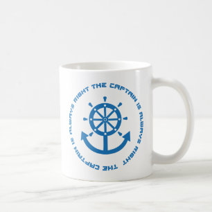 Mug Le capitaine a toujours raison