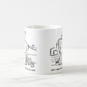 Mug Le capitaine de navire demande au membre d'équipag (Centre)