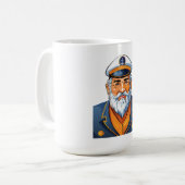 Mug Le capitaine du navire (Devant gauche)