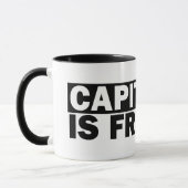 Mug Le capitalisme est liberté (Gauche)