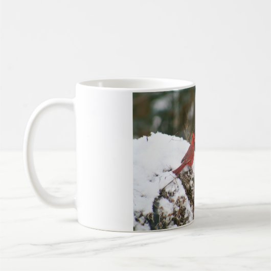 Mug Le cardinal de Snowy Bush (Gauche)