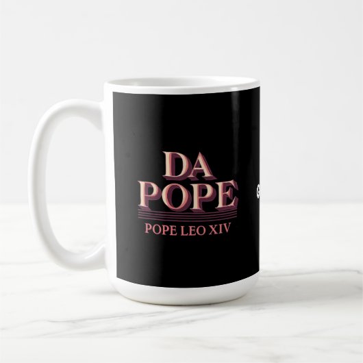 Mug Le cardinal Robert Prevost et l'ascension du pape  (Gauche)