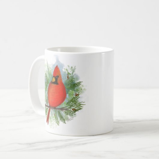 Mug Le Cardinal Rouge (Devant gauche)