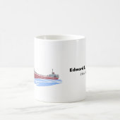 Mug Le cargo des Grands Lacs Edward L. Panneau d'affic (Centre)