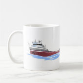Mug Le cargo des Grands Lacs Edward L. Panneau d'affic (Gauche)