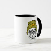 Mug Le carlin | de hippie il fait frais (Devant droit)