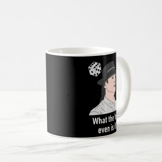 Mug Le Casquette de Brian Ce qu'est l'enfer même (Devant droit)