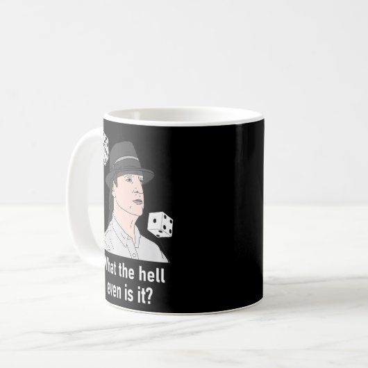 Mug Le Casquette de Brian Ce qu'est l'enfer même (Devant gauche)