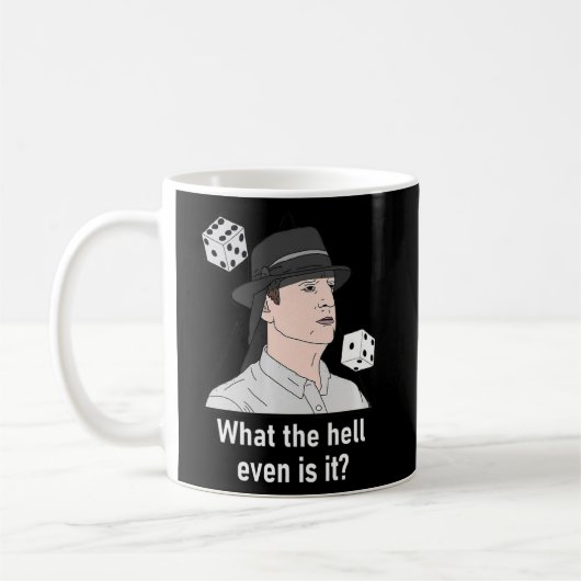 Mug Le Casquette de Brian Ce qu'est l'enfer même (Gauche)