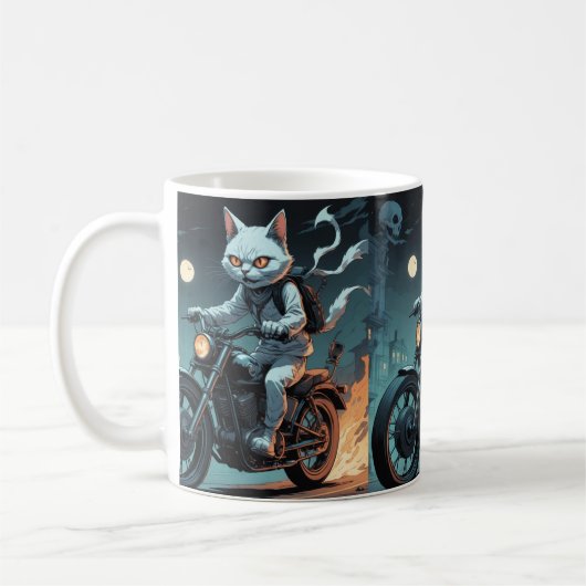 Mug Le Cat Ghost Rider (Gauche)
