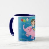 Mug Le cavalier d'éléphant (Devant gauche)