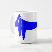 Mug Le célèbre Dachshund de Chien Bleu (Devant gauche)