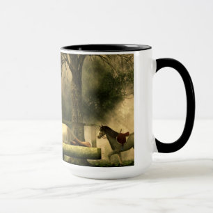 Mug Le cercueil en verre du blanc de neige