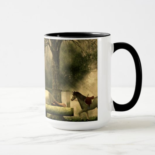 Mug Le cercueil en verre du blanc de neige (Droite)