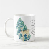 Mug Le Cerf De Roe Danse À Travers La Neige (Gauche)