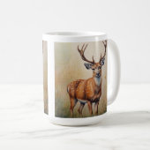 Mug Le Cerf Majestic Dans La Forêt D'Automne (Devant droit)