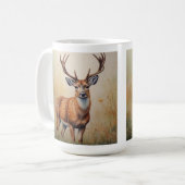 Mug Le Cerf Majestic Dans La Forêt D'Automne (Devant gauche)