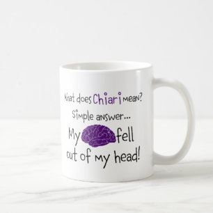 Mug Le cerveau a tombé