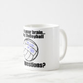 Mug Le cerveau de VolleyChick (Devant droit)