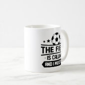 Mug Le Champ Appelle Et Je Dois Y Aller (Devant droit)