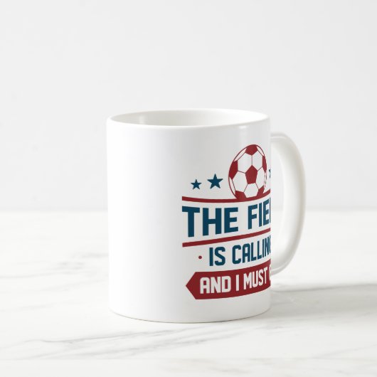 Mug Le Champ Appelle Et Je Dois Y Aller (Devant droit)
