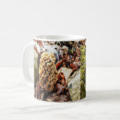 Mug Le champignon Morel dans la nature (Devant gauche)