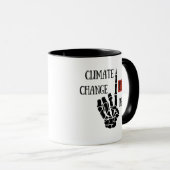 Mug Le changement climatique est une réelle prise de c (Devant droit)