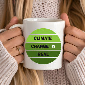 Mug Le changement climatique est une réelle prise de c
