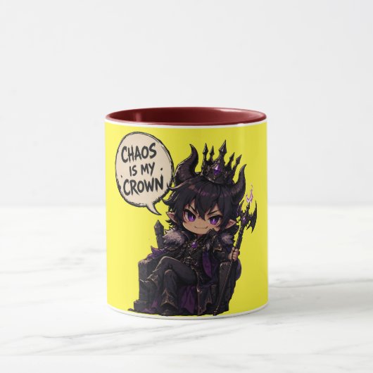 Mug Le chaos est ma couronne (Centre)