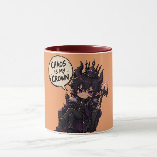 Mug Le chaos est ma couronne (Centre)