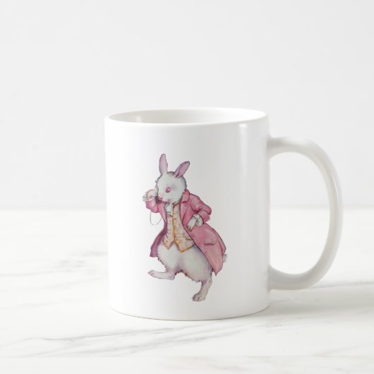 MUG LE CHARMANT RABBIT BLANC D'ALICE (Droite)