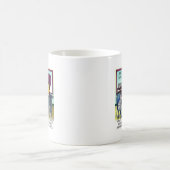 Mug Le chat a 9 plans d'assurance-vie (Centre)