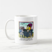 Mug Le chat a 9 plans d'assurance-vie (Gauche)