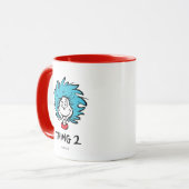 Mug Le Chat dans le Chapeau | Chose Deux (Devant gauche)