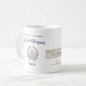 Mug Le Chat d'Argent Classique Personnalisé (Devant gauche)