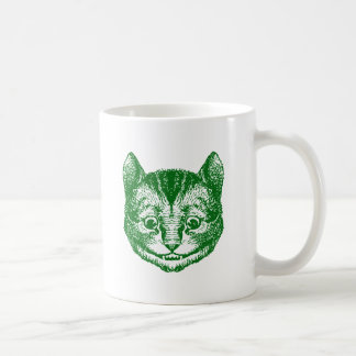 Mug Le chat de Cheshire a encré le vert