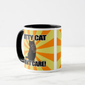 Mug Le chat de Kitty ne s'inquiètent pas (Devant gauche)