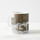 Mug Le chat de Monet dormant sur un lit (Devant gauche)